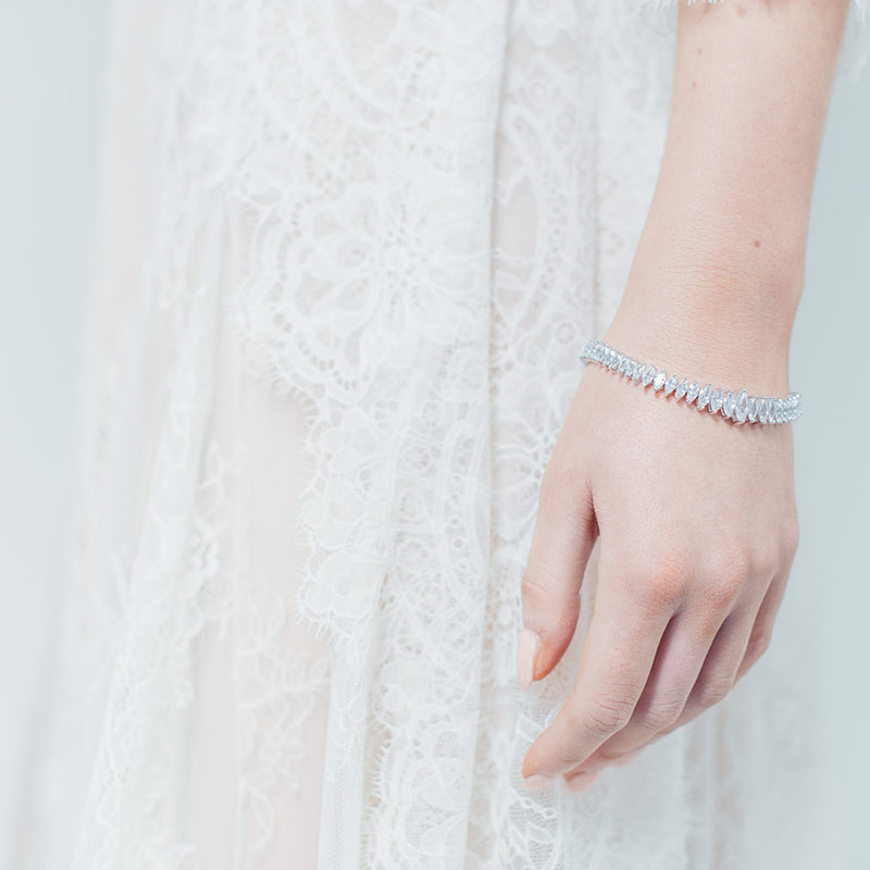Tsarina cubic zirconia bracelet - Liberty in Love