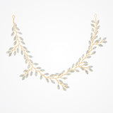 Tula II opaline crystal sprays gold hair vine - Liberty in Love