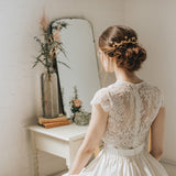 Vega gilded leaves headpiece - Liberty in Love