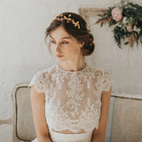 Vega gilded leaves headpiece - Liberty in Love