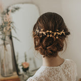 Vega gilded leaves headpiece - Liberty in Love