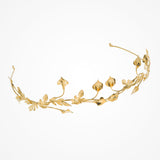 Vega gilded leaves headpiece - Liberty in Love