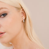 Veil crystal teardrop earrings - Liberty in Love