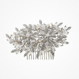 Venetia crystal duo of blossoms hair comb - Liberty in Love