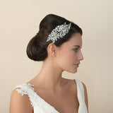 Venetia crystal duo of blossoms hair comb - Liberty in Love