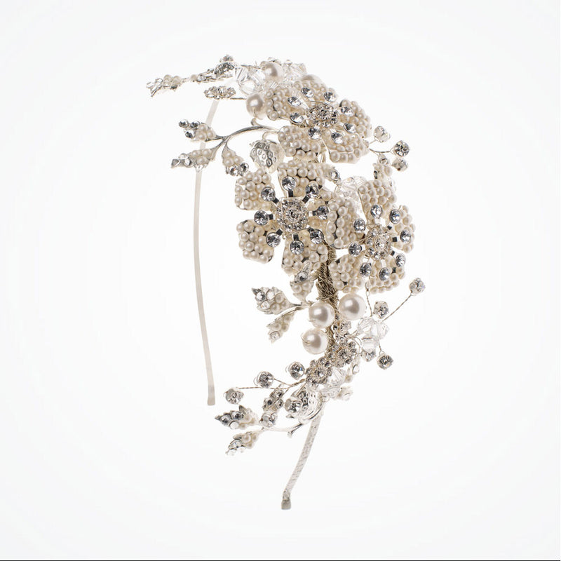 Verity floral side headpiece - Liberty in Love