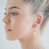 Angelica vintage inspired pearl drop lever back earrings - Liberty in Love