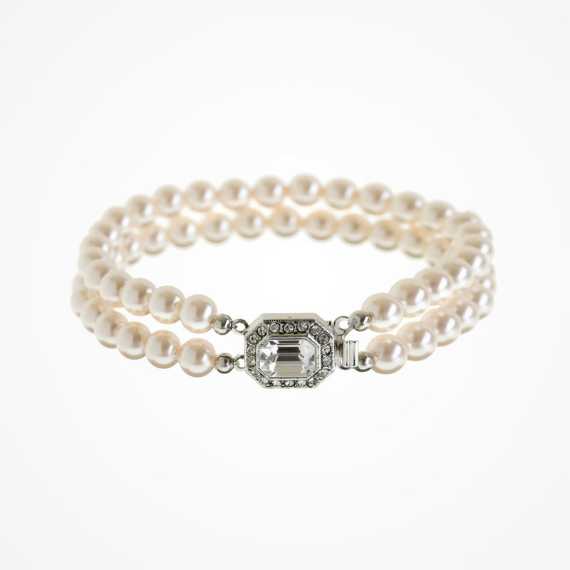 Lilia gold vintage-inspired pearl bracelet - Liberty in Love
