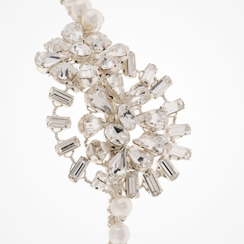 Vintage hollywood brooch pearl headband - Liberty in Love