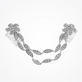 Vintage hollywood enchantment bridal brow headpiece - Liberty in Love