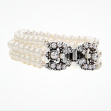 Vintage pearl bridal bracelet (BL4092) - Liberty in Love