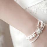 Viola II pearl wedding bracelet - Liberty in Love