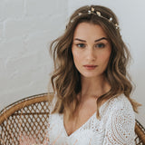 Vittoria leaves and pearls hair vine - Liberty in Love