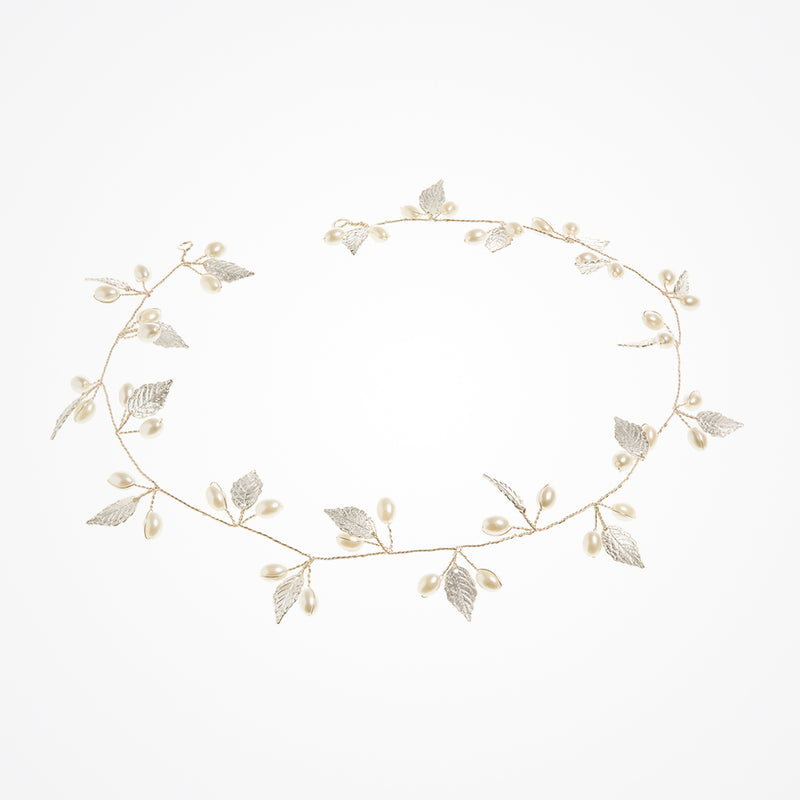 Vittoria leaves and pearls hair vine - Liberty in Love