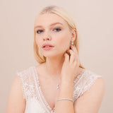 Imperial cubic zirconia teardrop earrings - Liberty in Love