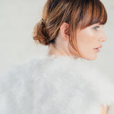 White feather bridal bolero - Liberty in Love