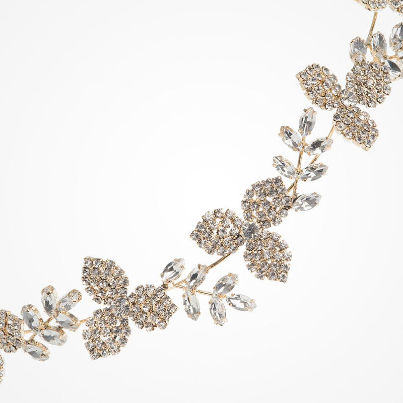 Willow crystal embellished twigs and leaves headpiece - Liberty in Love