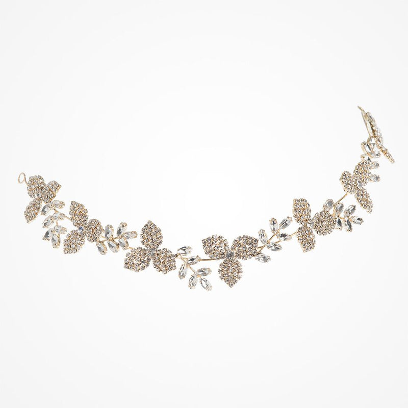 Willow crystal embellished twigs and leaves headpiece - Liberty in Love