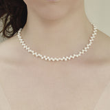 Wisteria pearl wedding necklace - Liberty in Love